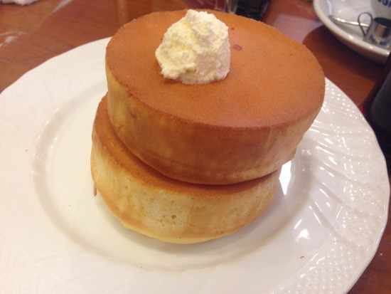 星乃珈琲のパンケーキ