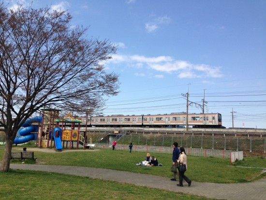 出羽公園の武蔵野線