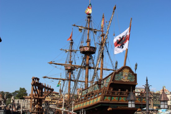 ディズニーシーの船の遊び場