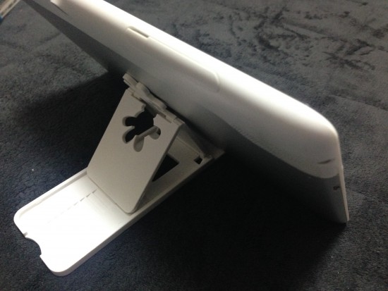 タブレットスタンドの支える側