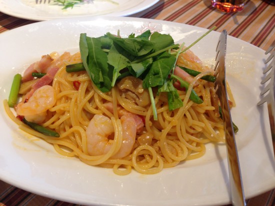 ベッライタリアのパスタ