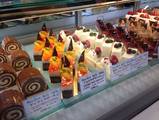 ベッライタリアのケーキたち