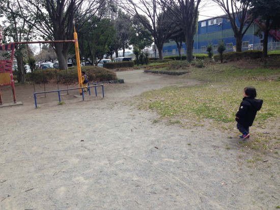 公園の長男と次男