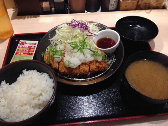 松乃家のおろしとんかつ