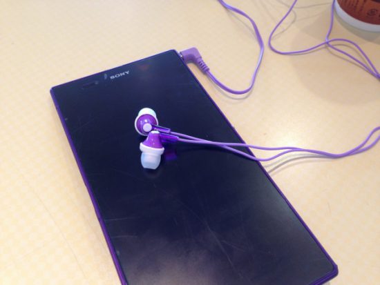 XperiaZウルトラとイヤホン