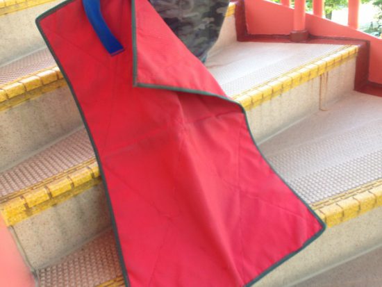 展望滑り台の布