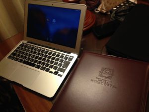 ミラコスタとMacBook