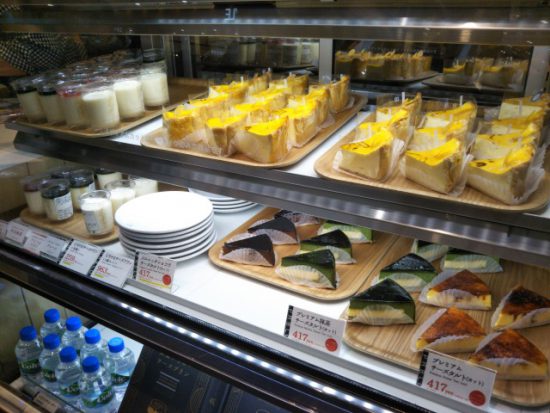 パブロカフェのタルトなど