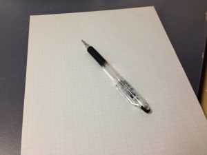 ボールペンとメモ