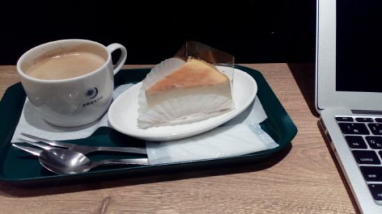 プロントのケーキセット