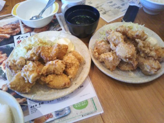 をどり盛り定食2つ