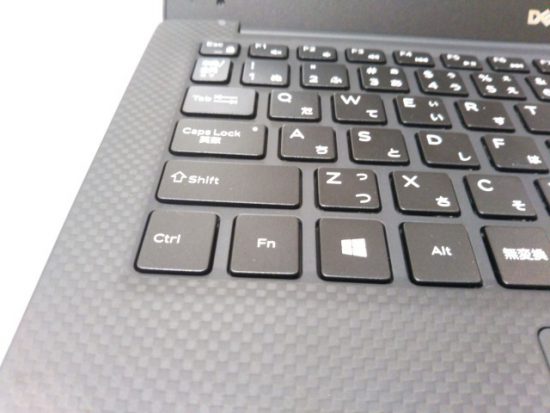 xps13のキーボード