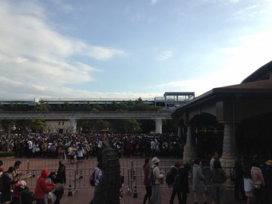 ディズニーの行列