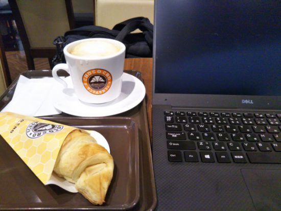 サンマルクのカフェラテ