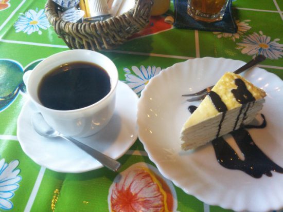 おるがんカフェケーキセット