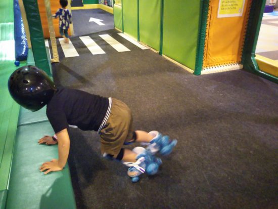 スポッチャのローラースケート