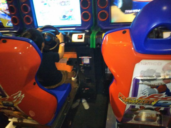 スポッチャのレースゲーム