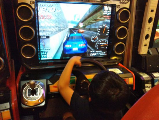 スポッチャのレースゲーム