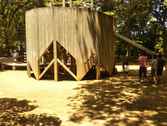 内牧公園のアスレチック