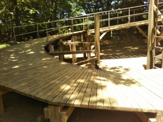 内牧公園のアスレチック