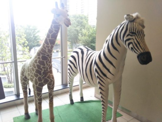 動物のオブジェ