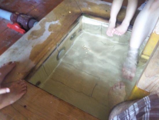 足湯カフェ