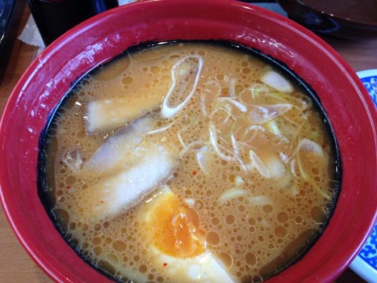 回転寿司のラーメン