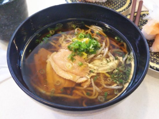 はま寿司の鴨そば