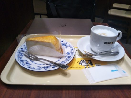 ドトールのケーキ