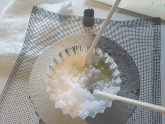 砂糖が溶けた画像