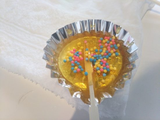 キャンディのトッピング