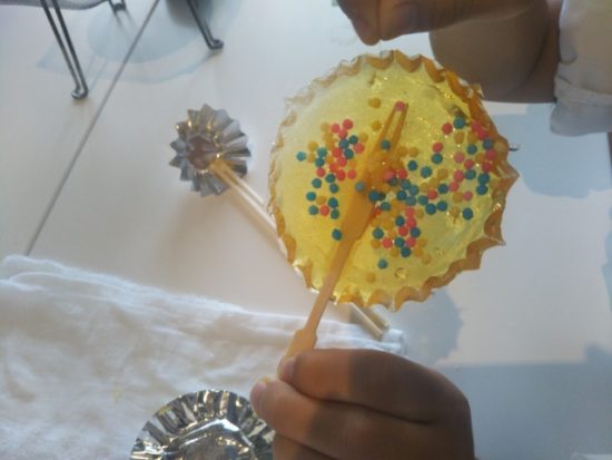 完成したキャンディ