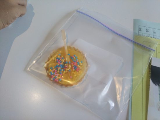 完成したキャンディ