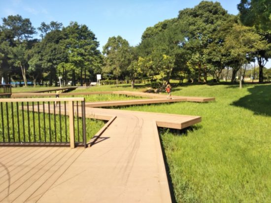 みさと公園の通路