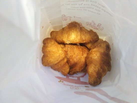 ミニワンのミニクロワッサン