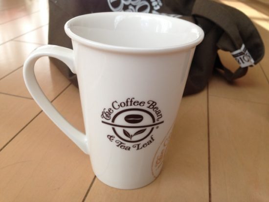 コーヒービーンのマグカップ