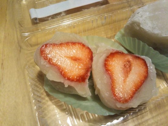 いちご大福の断面