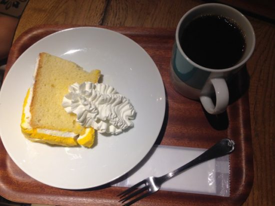 ホノルルコーヒーのシフォンケーキ
