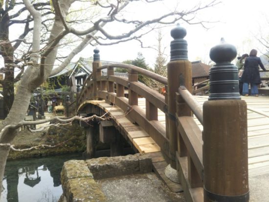 日光江戸村の橋