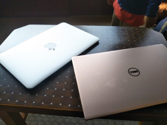 MacBookAirとxps13