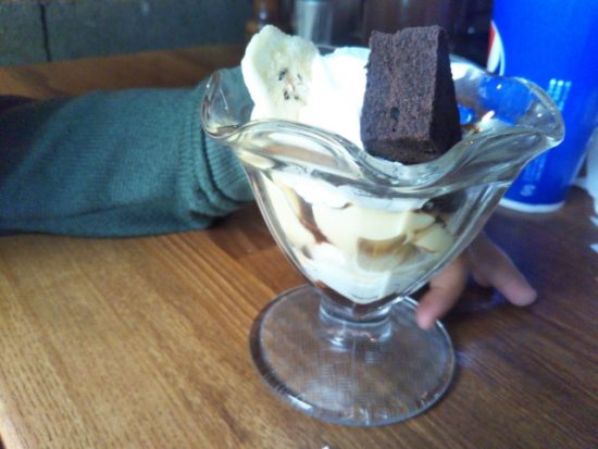 レディースセットのデザート