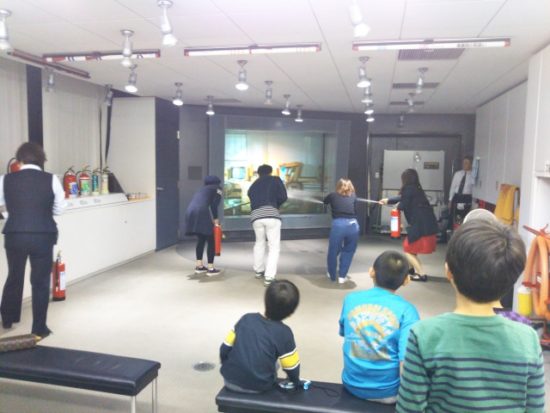 防災館の消化体験