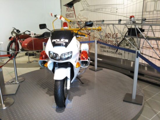 警察博物館の白バイ