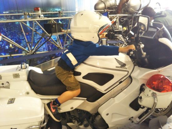 警察博物館の白バイ