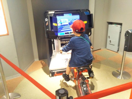 警察博物館のシミュレーター