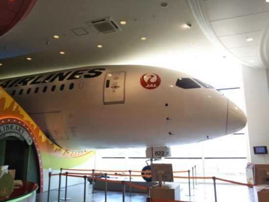 カンドゥーの入口の飛行機