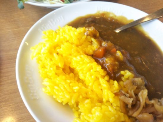 ビッグボーイのサラダバーのカレー