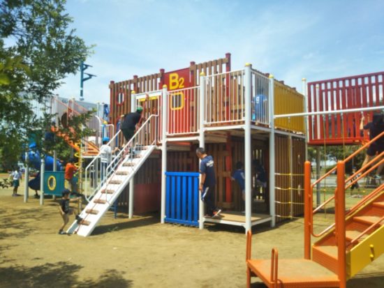 浦安市運動公園の遊具