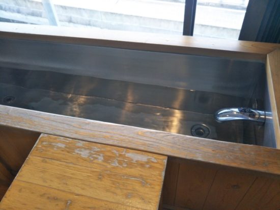 海ほたるの足湯