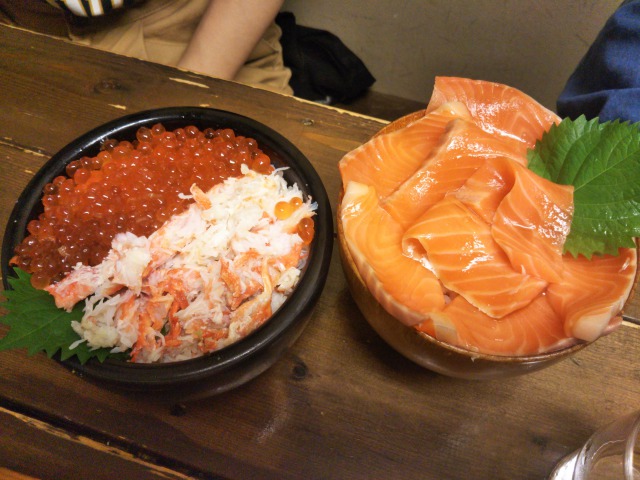 北海道の海鮮丼